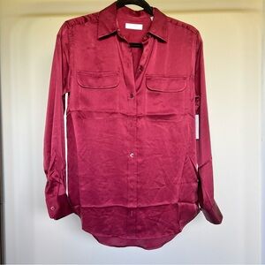 Equipmentnt silk button down shirt